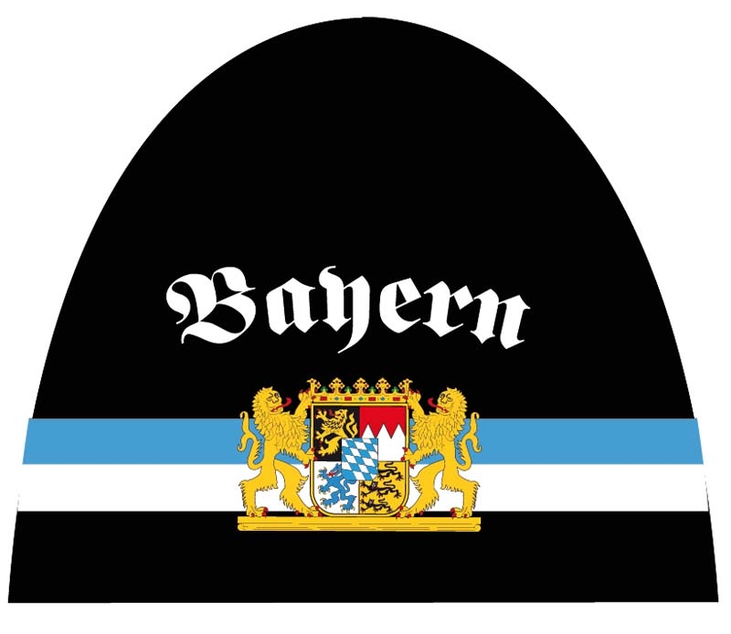 Bayern mit Wappen Strickmütze