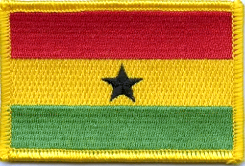 Ghana Aufnäher / Patch
