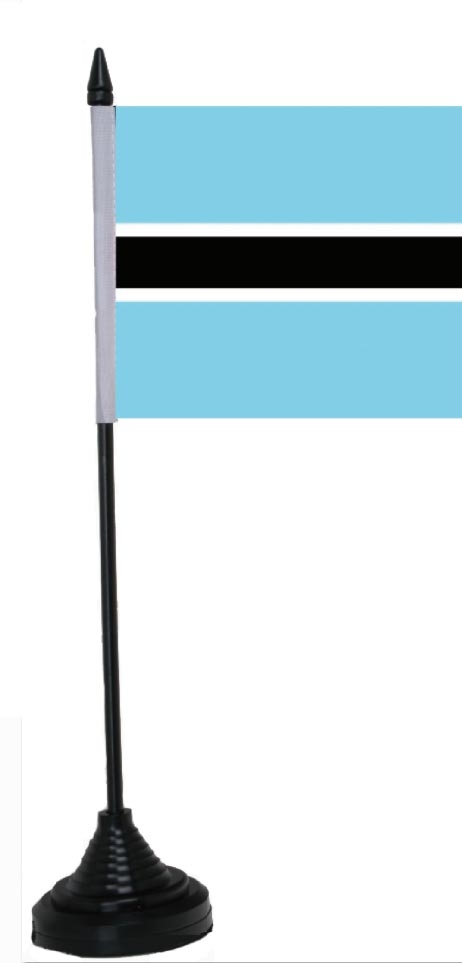 Botswana Tischflagge 10x15 cm