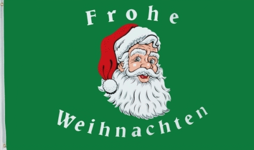 Weihnachten-Weihnachtsmann Frohe Weihnachten Flagge 150x250 cm