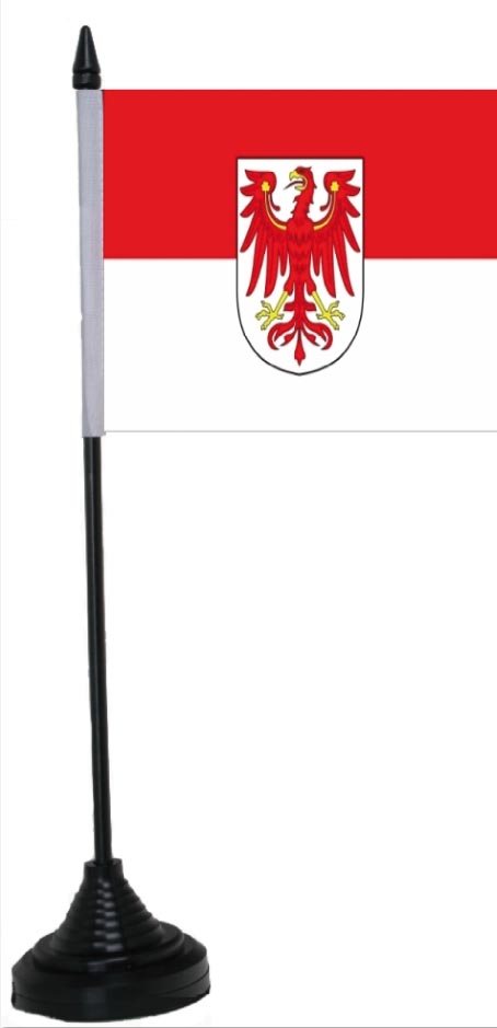 Brandenburg Landesdienst Tischflagge 10x15 cm