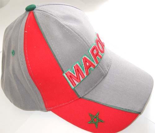 Marokko mit Aufschrift Maroc Baseballcap