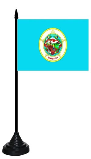 Minnesota Tischflagge 10x15 cm