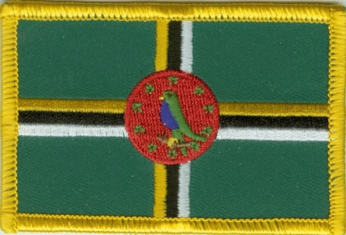 Dominica Aufnäher / Patch