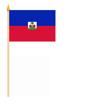 Haiti Stockflagge 30x45 cm