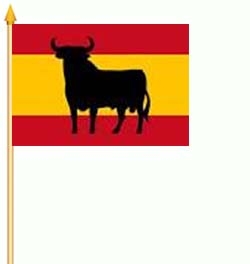 Spanien Osborne Stockflagge 30x45 cm (EH)