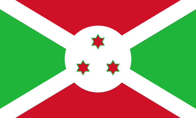 Burundi Flagge 90x150 cm