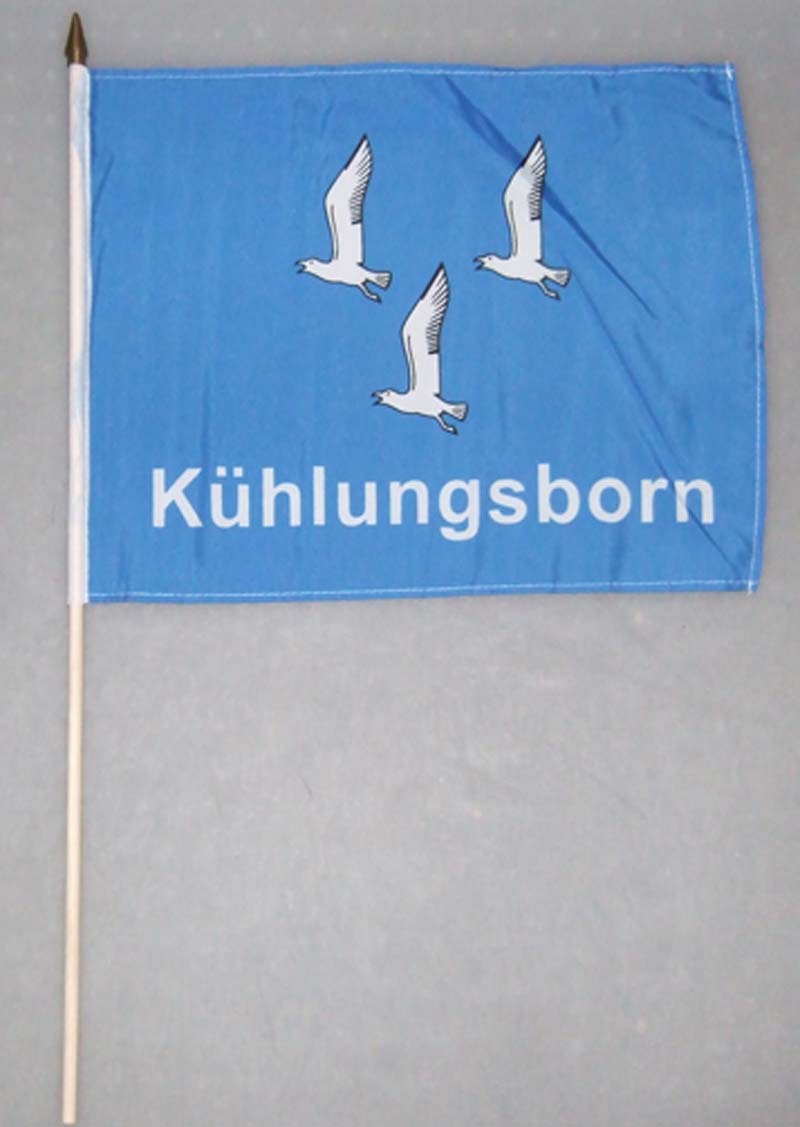 Kühlungsborn Stockflagge 30x40 cm