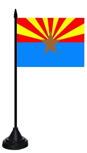 Arizona Tischflagge 10x15 cm