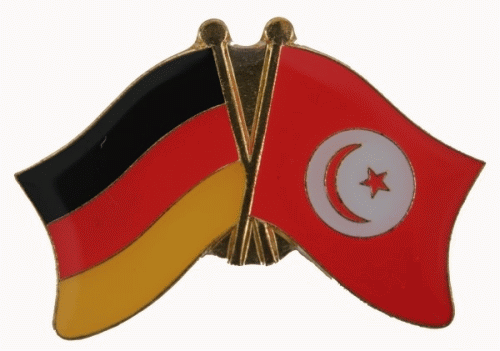 Deutschland / Tunesien Freundschaftspin