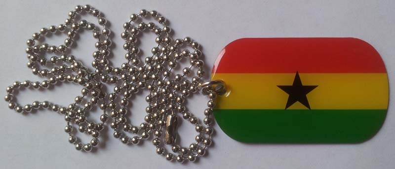 Ghana Dog Tag 30x50 mm (Erkennungsmarke)