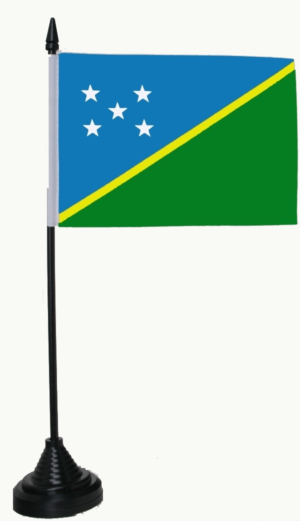 Salomon Inseln Tischflagge 10x15 cm