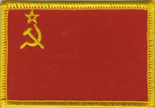 UdSSR Sowjetunion kleine Aufnäher / Patch 4x6 cm