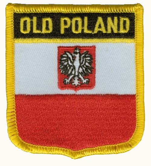 Polen mit Wappen Wappenaufnäher / Patch