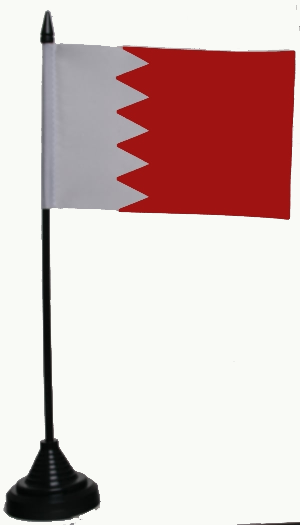 Bahrain Tischflagge 10x15 cm