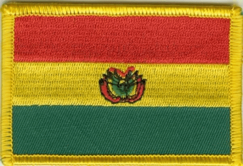 Bolivien Aufnäher / Patch