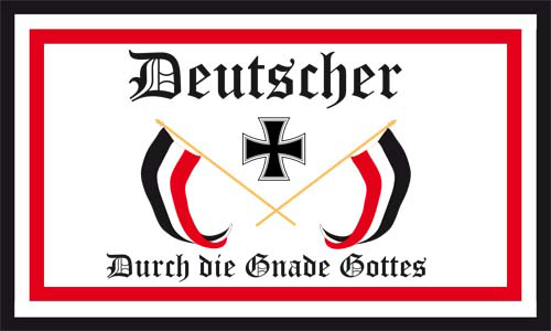 DR- Deutscher durch die Gnade Gottes Flagge 90x150 cm