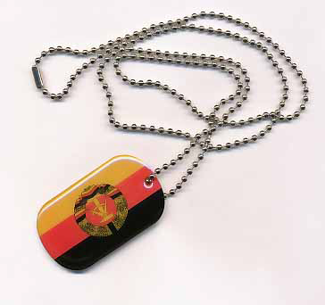 DDR Deutsche Demokratische Republik Dog Tag 30x50 mm (Erkennungsmarke)