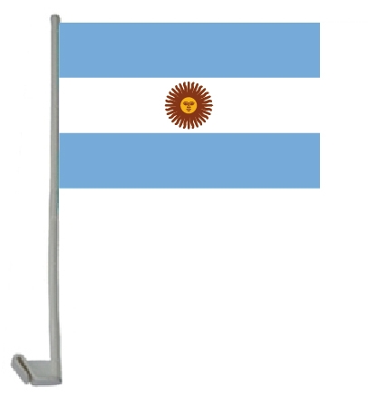 Argentinien Autoflagge 30x45 cm