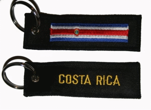 Costa Rica Schlüsselanhänger
