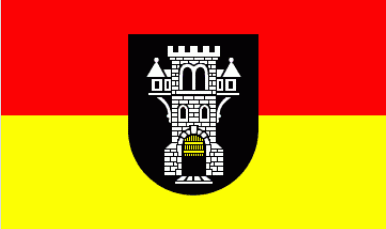 Menden Stadt (Sauerland) Flagge 90x150 cm (E) bestellen, Menden Stadt