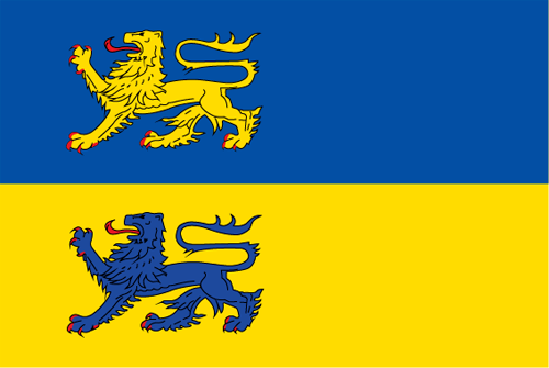 Kreis Ostholstein Flagge 40x60cm - Bootsflagge Premium Polyester