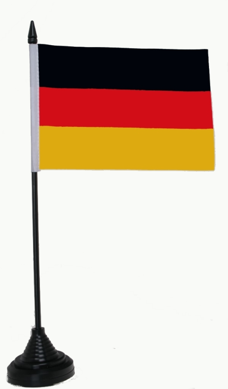 U24 Tischflagge Flandern - 10x15cm Fahne Mit Schwarzem Kunststoffsockel, Ca. 30cm Hoch