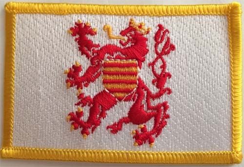 U24 Toppa Ricamata Provincia Di Madrid – Patch Da Cucire O Stirare Su Abbigliamento E Zaini – 8x5 Cm