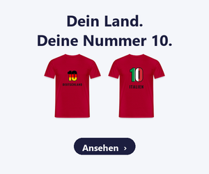 Dein Land, deine Nummer 10 – das Trikot-Design