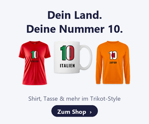 Trikot-Style auf Shirt, Tasse und mehr