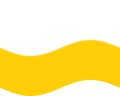 Wehende Schlesien (Preußische Provinz)-Flagge statisch