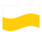 Animierte Flagge Schlesien (Preußische Provinz)