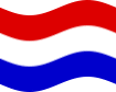 Wehende Hessen-Nassau (Preußische Provinz)-Flagge statisch