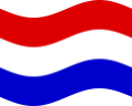 Wehende Hessen-Nassau (Preußische Provinz)-Flagge statisch