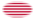Sons of Liberty (USA um 1765, 13 Streifen)-Flagge als ovale Vignette