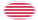Sons of Liberty (USA um 1765, 13 Streifen)-Flagge als ovale Vignette