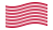 Sons of Liberty (USA um 1765, 13 Streifen)-Flagge wehend