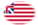 Grand Union (USA 1775-1777)-Flagge als ovale Vignette