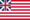 Grand Union (USA 1775-1777)-Flagge rechteckig