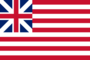 Flaggengrafiken Grand Union (USA 1775-1777)