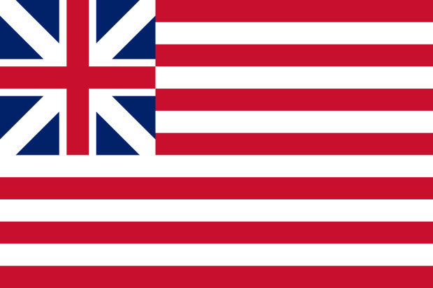 Flagge Grand Union (USA 1775-1777), Fahne Grand Union (USA 1775-1777)