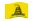 Gadsden (USA um 1775)-Flagge wehend