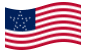 Great Star (USA 1818-1819)-Flagge wehend