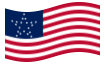 Animierte Flagge Great Star (USA 1818-1819)