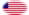 Star-Spangled Banner (USA 1795-1818)-Flagge als ovale Vignette