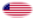 Star-Spangled Banner (USA 1795-1818)-Flagge als ovale Vignette