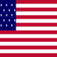 Star-Spangled Banner (USA 1795-1818)-Flagge quadratisch