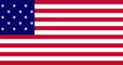 Flaggengrafiken Star-Spangled Banner (USA 1795-1818)