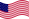 Wehende Star-Spangled Banner (USA 1795-1818)-Flagge statisch