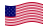 Star-Spangled Banner (USA 1795-1818)-Flagge wehend